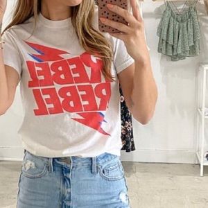 Bowie graphic T-shirt: rebel rebel